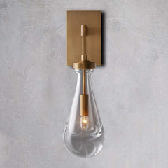 Raindrop Sconce VintageBrass