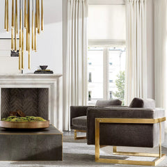 Artemis Round Tapered Tubular Chandelier 48