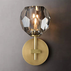 Belle De Crystal Ball Wall Sconce