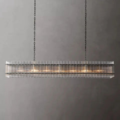 Marcia Glass Rectangular Chandelier 72