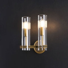 Cynthia Double Sconce Brass
