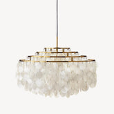 Natural Shell Fun 10DM Chandelier