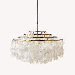 Natural Shell Fun 10DM Chandelier
