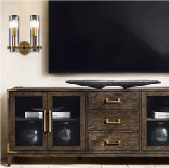 Cynthia Double Sconce Brass