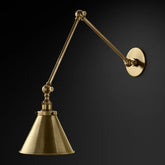 20TH C. LIBRARY DOUBLE SCONCE