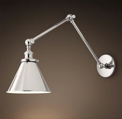 20TH C. LIBRARY DOUBLE SCONCE