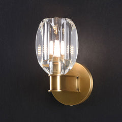 Constantine Crystal Sconce Brass