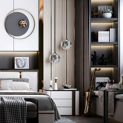 Belle De Crystal 2 Lights Pendant