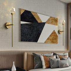 Aurelia Modern Faceted Crystal Grand Sconce