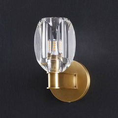 Constantine Crystal Sconce Brass