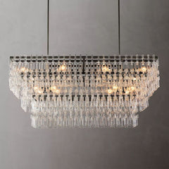Marignan Three-Tier Rectangular Chandelier 60