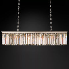 Eloise Modern Crystal Rectangular Chandelier