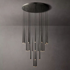 Artemis Round Tapered Tubular Chandelier 48