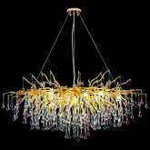 Modern Crystal Branch Raindrop Chandelier