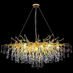 Modern Crystal Branch Raindrop Chandelier