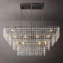 Marignan Four-Tier Rectangular Chandelier 72