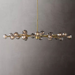 Belle De Crystal Ball Oval Chandelier 72