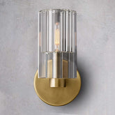Industrial Crystal Glass Cup Wall Sconce