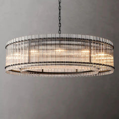 Marcia Glass Round Chandelier D60