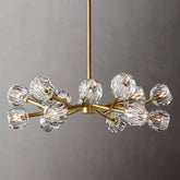 Belle De Crystal Ball Round Chandelier 36