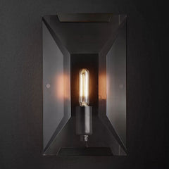 Faceted Crystal Sconce