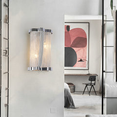 Ashley Aluminum Chain Tassel Wall Sconce