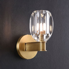 Constantine Crystal Sconce Brass