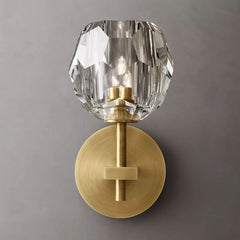 Belle De Crystal Ball Wall Sconce