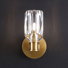 Constantine Crystal Sconce Brass