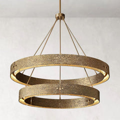 Vouvray Two-Tier Round Chandelier 60