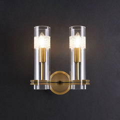 Cynthia Double Sconce Brass