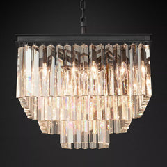 Odeon Modern Square K9 Crystal Chandeliers