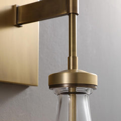 Raindrop Sconce VintageBrass