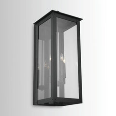 Black Box 36H 4-Light Lantern Wall Sconce Outdoor