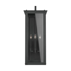 Black Box 36H 4-Light Lantern Wall Sconce Outdoor