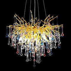 Modern Crystal Branch Raindrop Chandelier