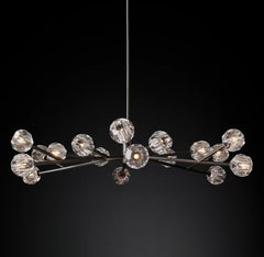 Belle De Crystal Ball Round Chandelier 60