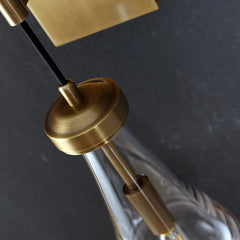 Raindrop Sconce VintageBrass