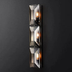 Faceted Crystal Wall Sconce