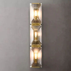 Faceted Crystal Wall Sconce