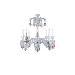 French traditional crystal lamp With plastic lampshade