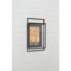 Fenton 2-Light Lantern Wall Sconce Outdoor
