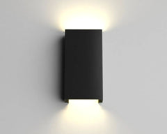 Squared Black Sconce for Outdoor