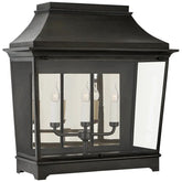 Dailey Classic Wide 3/4 Lantern Wall Sconce Outdoor