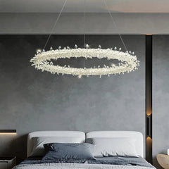 Crystal garland chandelier