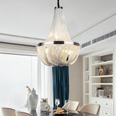 Eudora Luxury Aluminum Chain Tassel Chandelier