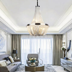 Eudora Luxury Aluminum Chain Tassel Chandelier