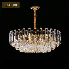 Modern crystal chandelier. restaurant crystal lamp