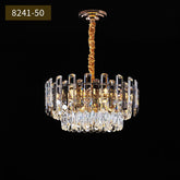 Modern crystal chandelier. restaurant crystal lamp