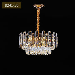 Modern crystal chandelier. restaurant crystal lamp